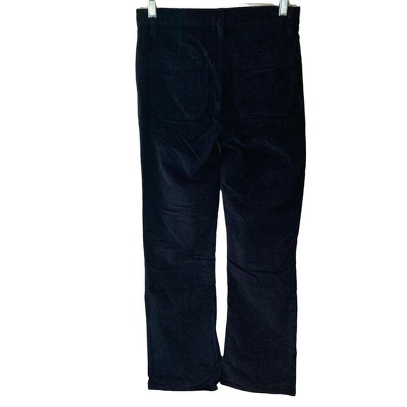 J Crew Pants Velour Womens 26T Black Stretch - Picture 2 of 11